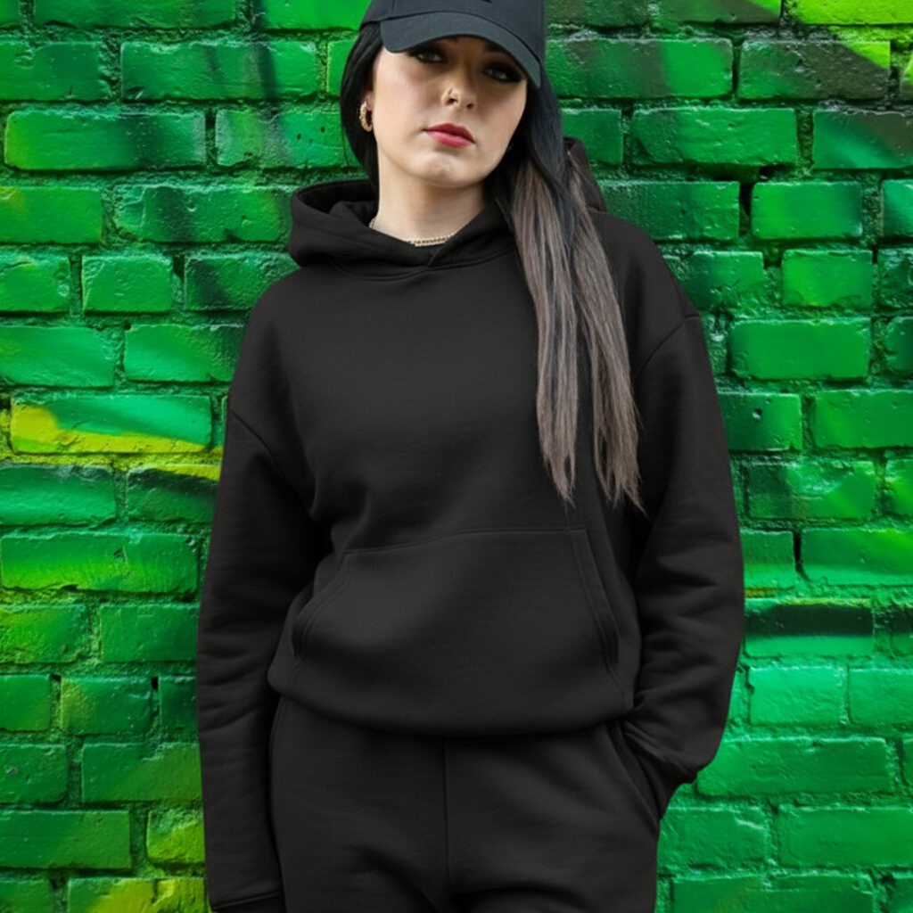 High quality blank hoodies wholesale, 480 GSM heavyweight fleece from Loopback Apparel