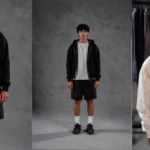Premium Cropped zip up essentials hoodie by Loopback Apparel featuring heavyweight cotton and oversized streetwear fit.