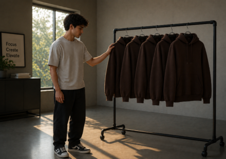 Heavyweight blank hoodies wholesale manufactured by Loopback Apparel using premium cotton fleece for clothing brands.