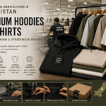 Clothing manufacturer in Pakistan producing premium hoodies and T-shirts for fashion and streetwear brands.