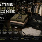 Premium streetwear supplier manufacturing heavyweight hoodies and oversized T-shirts for clothing brands at Loopback Apparel.