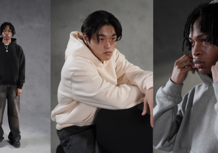 blank hoodies for printing in heavyweight cotton with a clean minimalist design ready for screen printing and embroidery