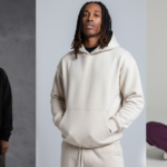 men essentials hoodie in heavyweight cotton with a clean minimalist design for everyday wear