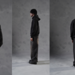 black essentials hoodie made from heavyweight cotton with a clean minimalist design for everyday streetwear