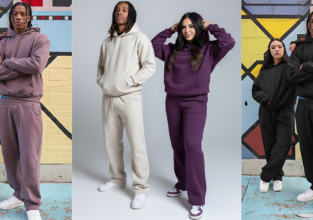 hoodie and sweatpants set in heavyweight cotton with a matching minimalist design for everyday comfort and streetwear style