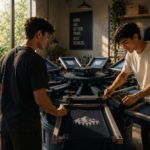 Wholesale blank clothing for printing manufactured by Loopback Apparel including premium hoodies, sweatshirts, and T-shirts.