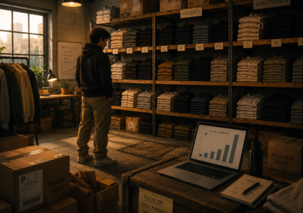how to scale a clothing brand without dead stock