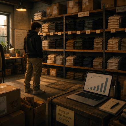 how to scale a clothing brand without dead stock