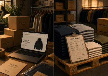 direct to consumer vs wholesale clothing brand