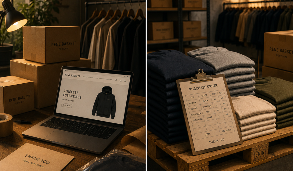 direct to consumer vs wholesale clothing brand