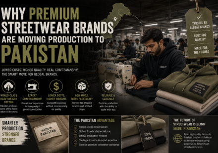 Streetwear Manufacturing in Pakistan Why Premium Brands Are Moving Production