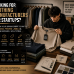 Clothing Manufacturers for Startups: Launch Your Brand With 100-Piece MOQ & Private Label Support