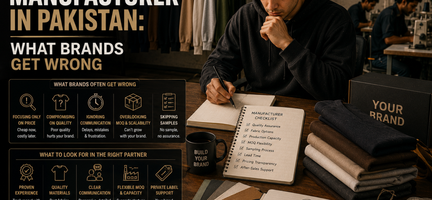 Choosing Clothing Manufacturer in Pakistan: 9 Costly Mistakes